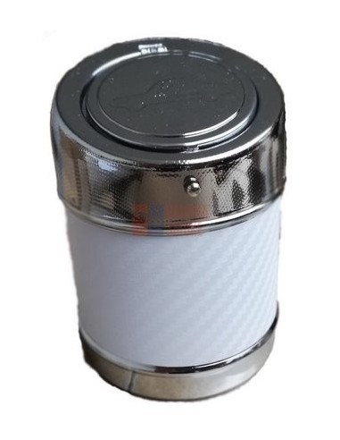 11507 Пепельница для автомобиля металлическая белая - купить в интернет-магазине Havana Smoke