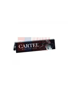 Сигаретная бумага CARTEL BLACK KING SIZE SLIM (50пач х 32лист)