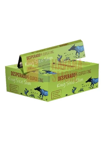 Сигаретная бумага DESPERADO SUPER FINE KING SIZE SLIM (50пач х 32лист)