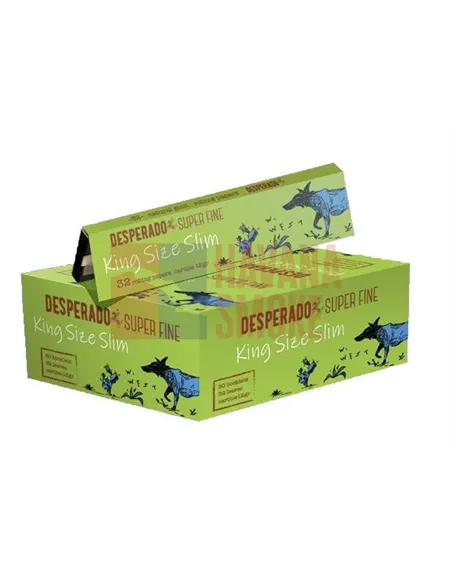 Сигаретная бумага DESPERADO SUPER FINE KING SIZE SLIM (50пач х 32лист)