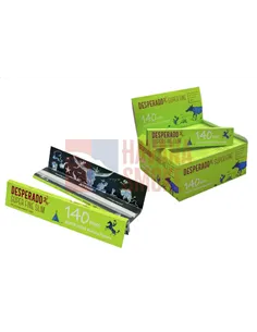Сигаретная бумага DESPERADO SUPER FINE SLIM SUPER LONG 140 (50пач х 32лист)