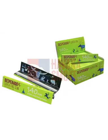 Сигаретная бумага DESPERADO SUPER FINE SLIM SUPER LONG 140 (50пач х 32лист)