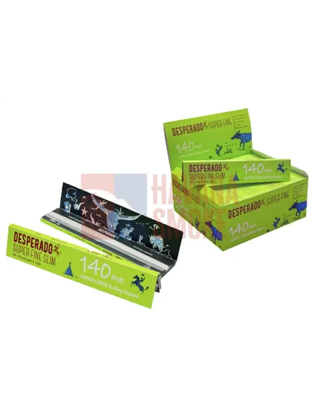 Сигаретная бумага DESPERADO SUPER FINE SLIM SUPER LONG 140 (50пач х 32лист)