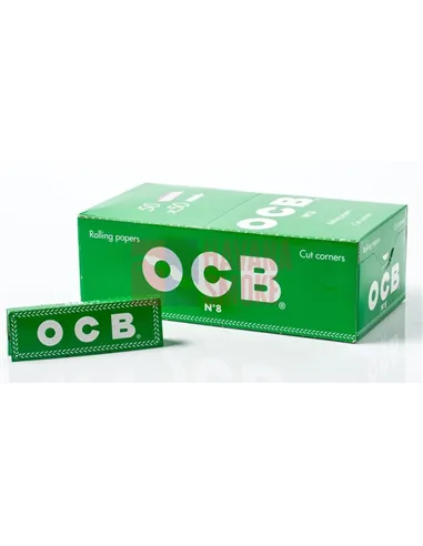 Сигаретная бумага OCB REGULAR №8 GREEN (50пач х 50лист) OCB8CC/48/50
