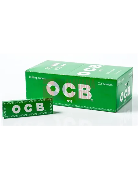 Сигаретная бумага OCB REGULAR №8 GREEN (50пач х 50лист) OCB8CC/48/50