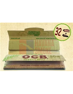 Сигаретная бумага OCB SLIM ORGANIC + фильтры 50x50
