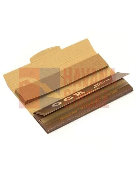 Сигаретная бумага OCB SLIM UNBLEACHED + фильтры (32пач х32лист) OCBSLUNTI/24/32