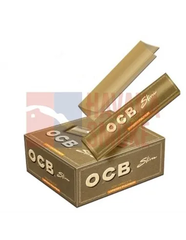Сигаретная бумага OCB SLIM VIRGIN UNBLEACHED (50пач х32 лист) OCBSLUNB50/50C