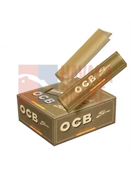 Сигаретная бумага OCB SLIM VIRGIN UNBLEACHED (50пач х32 лист) OCBSLUNB50/50C