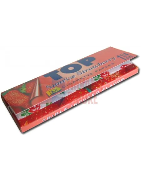Сигаретная бумага TOP STRAWBERRY 1 1/4 (25пач х 32лист) TOPFL/40/25ST