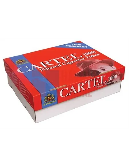 Сигаретные гильзы CARTEL (1000шт) (карт. коробка)
