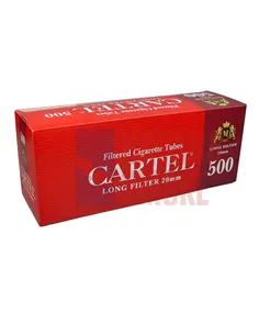 Сигаретные гильзы CARTEL LONGFILTERS (500шт)