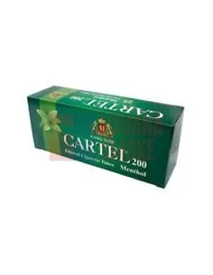 Сигаретные гильзы CARTEL MENTHOL (5пач x 200шт)