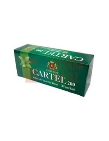 Сигаретные гильзы CARTEL MENTHOL (5пач x 200шт)