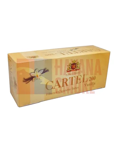 Сигаретные гильзы CARTEL VANILLA (5пач x 200шт)