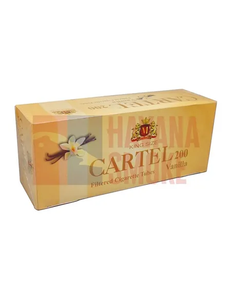 Сигаретные гильзы CARTEL VANILLA (5пач x 200шт)