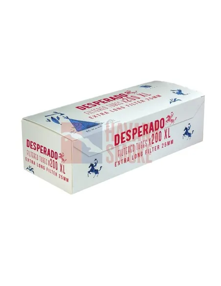 Сигаретные гильзы DESPERADO EXTRA LONG фильтр 25 (5пач x 200шт)