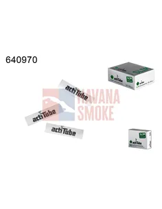 64097A Фильтры для самокруток угольные Acti Tube Slim 50шт 6,9