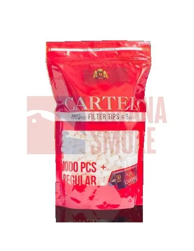 Сигаретные фильтры CARTEL REGULAR 15 X 8 (1000шт)+буклет бумаги