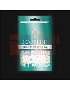 Сигаретные фильтры CARTEL SEMI REGULAR LONG 22 X 7 (20пач x 100шт)