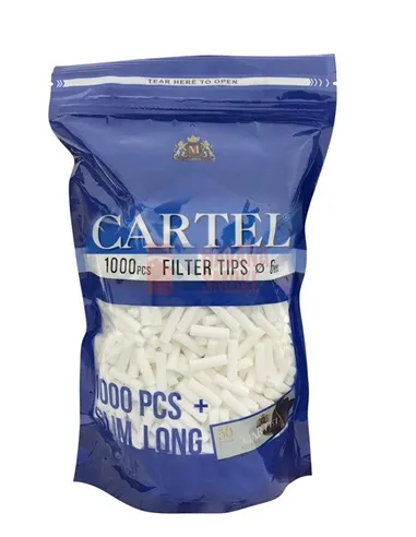 Сигаретные фильтры CARTEL SLIM LONG 22 X 6 (1000шт)+буклет бумаги