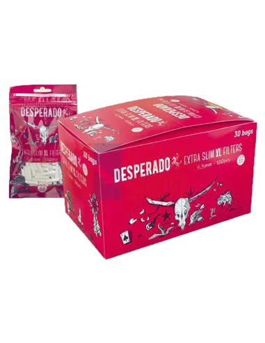 Сигаретные фильтры DESPERADO EXTRA SLIM XL 22 X 5.3 (30пач x 100шт)