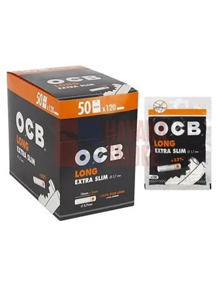 Сигаретные фильтры OCB Extra Slim Long (50пач x 120шт) BFOCBXS1210/150