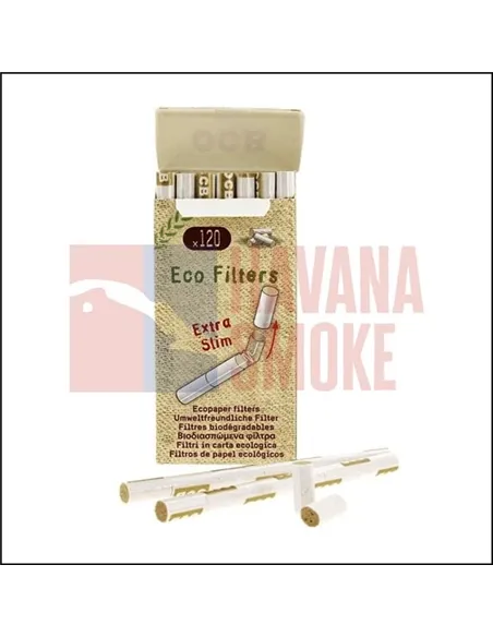 Сигаретные фильтры OCB Precut ORGANIC Filters Extra Slim Ø5,7 (20пач x 120шт) PT6012ESOCBECO