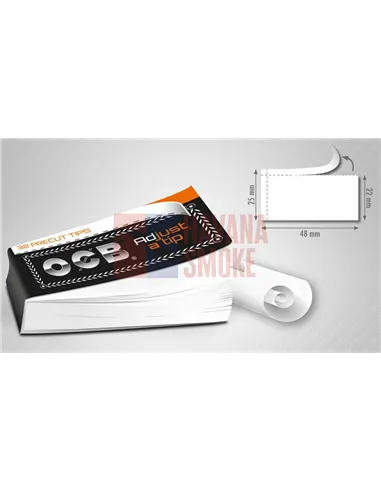 Сигаретные фильтры OCB бумажные (25пач x32 листа) (48 х 25/22) BFOCBPCUT602532