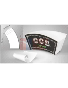 Сигаретные фильтры OCB бумажные изогнутые (20пач x32 листа) (42,6/58,7 х 24,9) BFOCBCU40/20/32