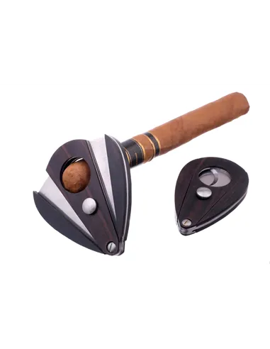 Гильотина Passatore типа Xikar в дереве, Эбеновое дерево 591-269