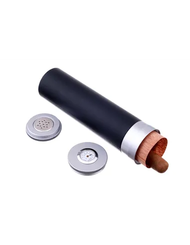 Чехол Tom River на 5 сигар, алюминий и кедр S273