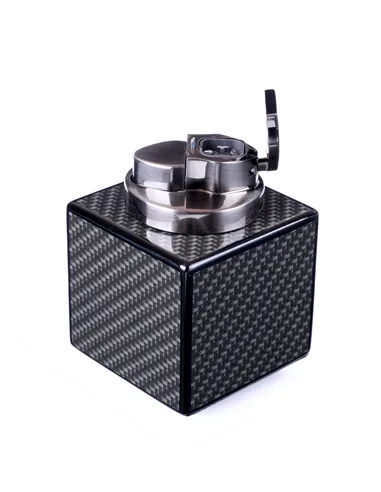 Зажигалка настольная Lubinski, Карбон WZT106