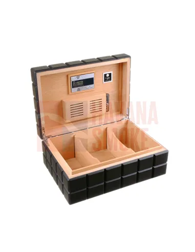 Хьюмидор Colibri Heritage на 80 сигар, Черный лак-HU500T1