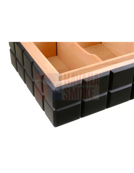 Хьюмидор Colibri Heritage на 80 сигар, Черный лак-HU500T1