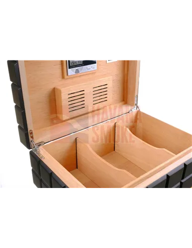 Хьюмидор Colibri Heritage на 80 сигар, Черный лак-HU500T1