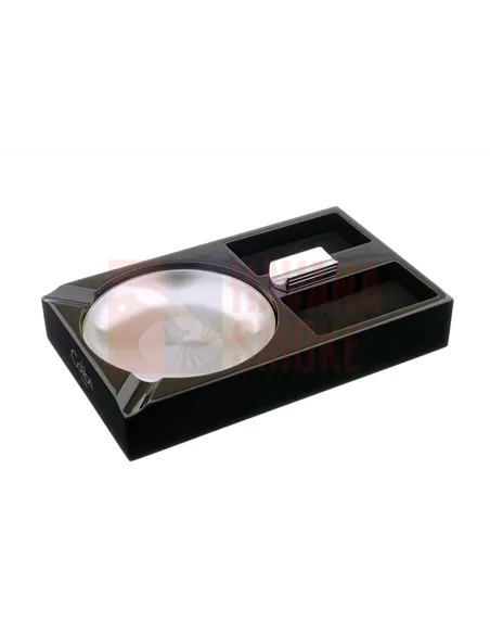 Пепельница Colibri Windsor на 3 сигары, Черное дерево AT200C1