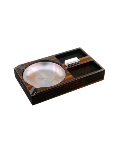 Пепельница Colibri Windsor на 3 сигары, Макассар AT200C2