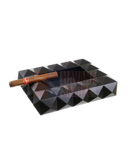 Пепельница Colibri Quasar на 8 сигар, Черный лак AT100T1