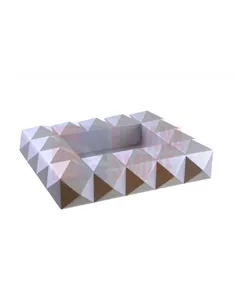 Пепельница Colibri Quasar на 8 сигар, Серебристый лак AT100T2