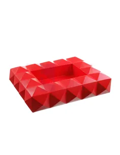 Пепельница Colibri Quasar на 8 сигар, Красный лак AT100T4