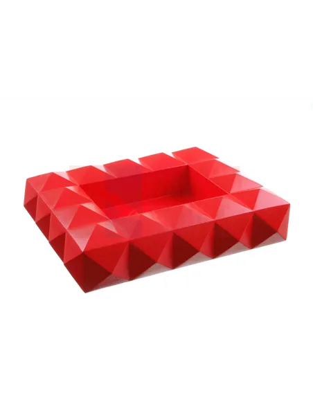 Пепельница Colibri Quasar на 8 сигар, Красный лак AT100T4