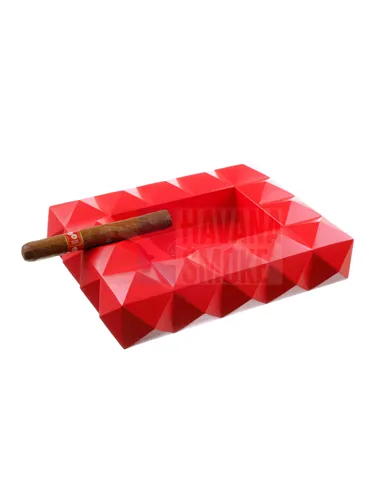 Пепельница Colibri Quasar на 8 сигар, Красный лак AT100T4