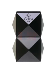 Зажигалка настольная Colibri Quasar, тройное турбопламя, Черный лак-LI710T1