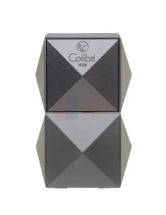 Зажигалка настольная Colibri Quasar, тройное турбопламя, Оружейная сталь-LI710T3