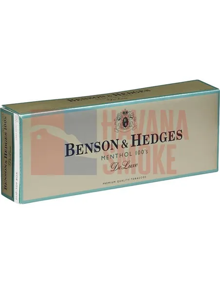 Benson & Hedges Menthol 100's DeLuxe