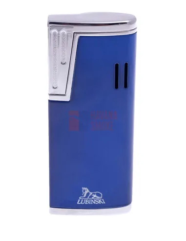 Зажигалка Lubinski "Стреза" турбо, синяя