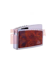 Зажигалка Lubinski "Модена", пьезо, красно-серебристая