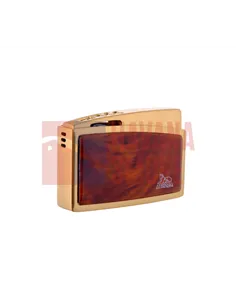 Зажигалка Lubinski "Модена", пьезо, красно-золотистая