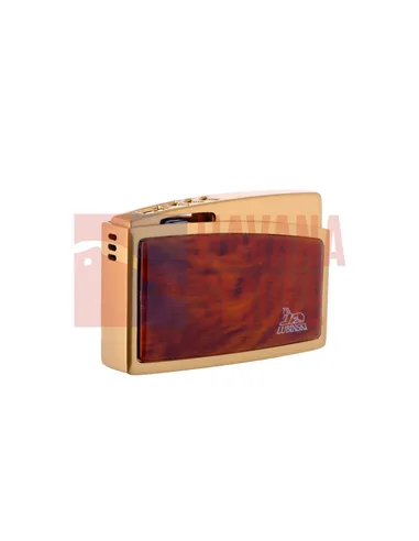 Зажигалка Lubinski "Модена", пьезо, красно-золотистая